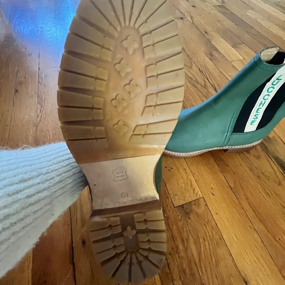 Lucchese Women’s Military Green Rain All-Weather Garden Boots Sz 8 women’s - Picture 6 of 7